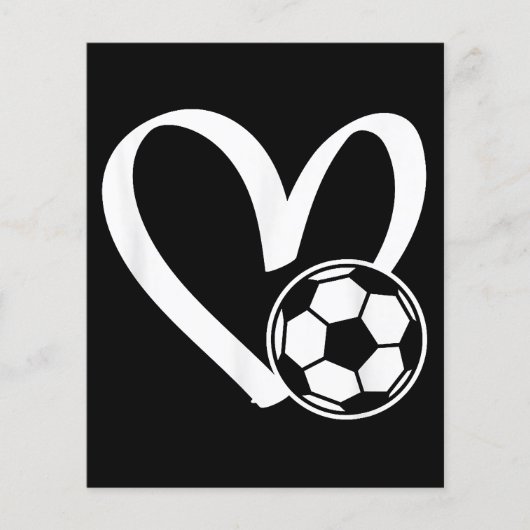 サッカーボールハート (正面)