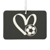 サッカーボールハート カーエアーフレッシュナー (裏面)