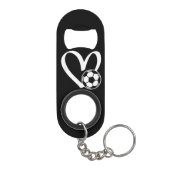 サッカーボールハート キーホルダー栓抜き (裏面)