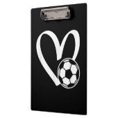 サッカーボールハート クリップボード (左)