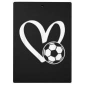 サッカーボールハート クリップボード (裏面)