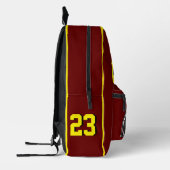 サッカーボールバックパック高校Rby プリントバックパック (左)