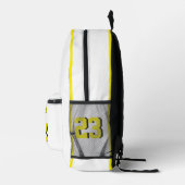 サッカーボールバックパック高校Wy プリントバックパック (右)