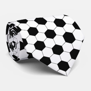 サッカーボールパターンスポーツ ネクタイ