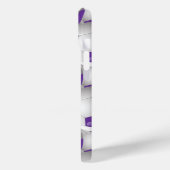 サッカーボールパターンパープル Case-Mate iPhoneケース (裏面 / 左)