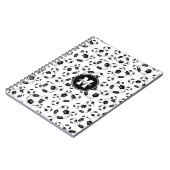 サッカーボールパターン男の子女スポーツ ノートブック (左側)