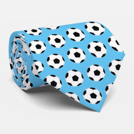 サッカーボールパターン(の模様が)ある ネクタイ
