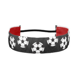 サッカーボールパターン アスレチックヘッドバンド