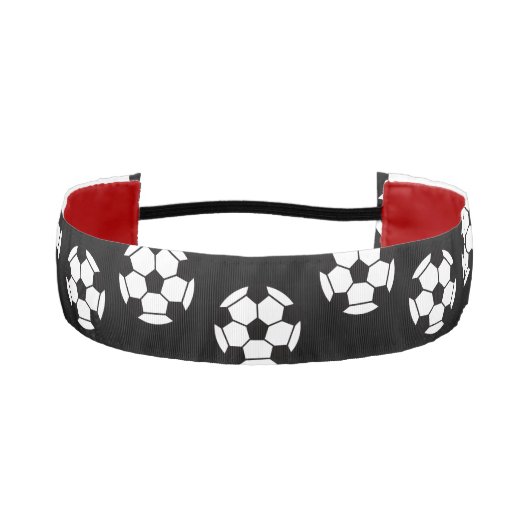 サッカーボールパターン アスレチックヘッドバンド (正面)