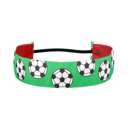 サッカーボールパターン アスレチックヘッドバンド (正面)
