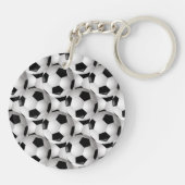 サッカーボールパターン キーホルダー (裏面)