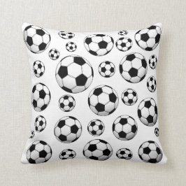 サッカーボールパターン クッション