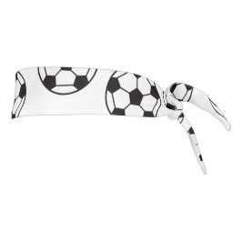 サッカーボールパターン タイヘッドバンド