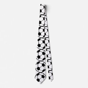 サッカーボールパターン ネクタイ