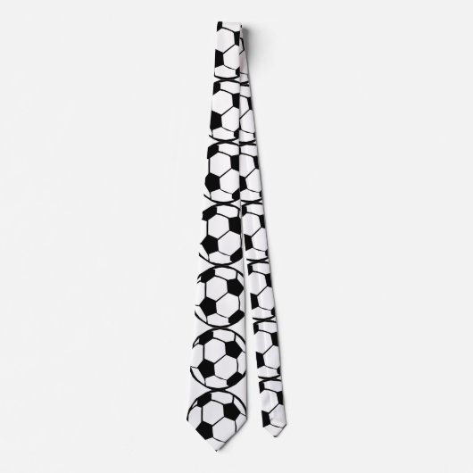 サッカーボールパターン ネクタイ (正面)
