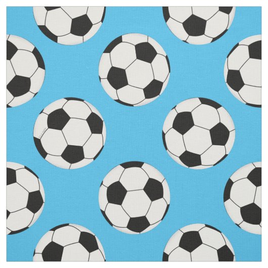サッカーボールパターン ファブリック (見本)