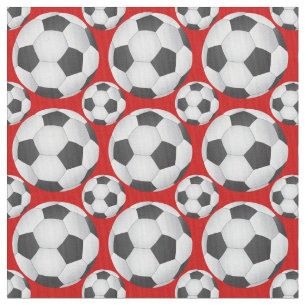 サッカーボールパターン ファブリック