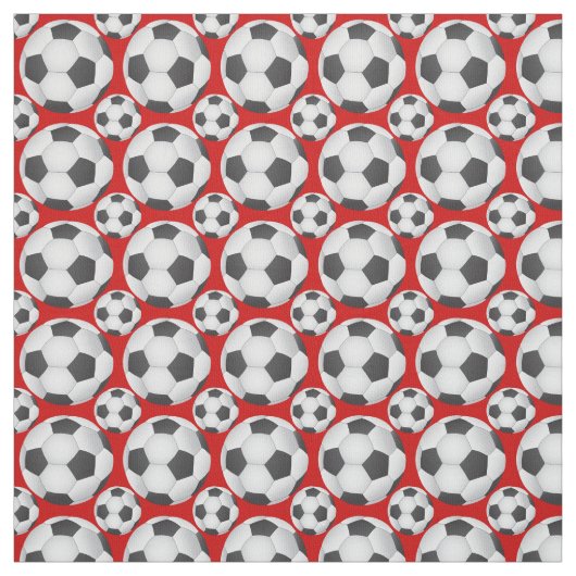 サッカーボールパターン ファブリック (見本)