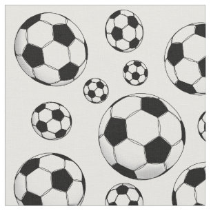 サッカーボールパターン ファブリック