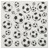 サッカーボールパターン ファブリック (見本)