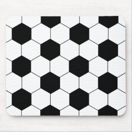 サッカーボールパターン マウスパッド