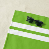 サッカーボールパーソナライズされたキッズ ビーチタオル (インサイチュ)