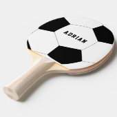 サッカーボールパーソナライズされた卓球 卓球ラケット (正面アングル)