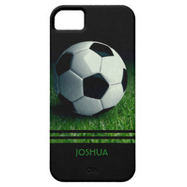 サッカーボールパーソナライズされた名 |サッカー iPhone 11 ケース