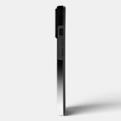 サッカーボールパーソナライズされた電話ケース黒 Case-Mate iPhoneケース (裏面 / 左)