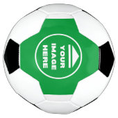 サッカーボールパーソナライズされた- – イメージの追加/文字 サッカーボール (回転)