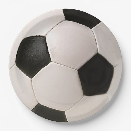 サッカーボールパーティー紙プレート ペーパープレート (正面)