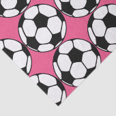 サッカーボールピンクガール誕生日パーティー 薄葉紙 (詳細)