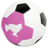 サッカーボールピンクホワイトイーグル形 サッカーボール (3/4)