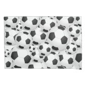 サッカーボールファン 枕カバー (正面)