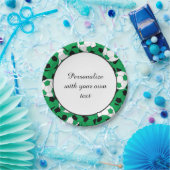 サッカーボールプレーヤー| DIYの文字|の緑 ペーパープレート (パーティー)