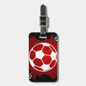 サッカーボールプロダクト ラゲッジタグ (正面縦)
