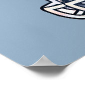 サッカーボールヘルメットカートゥーンフォトバースデーパーティー ポスター (角)