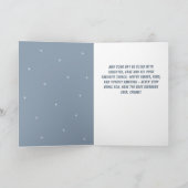 サッカーボールヘルメットマンガハッピーバースデー カード (内部)