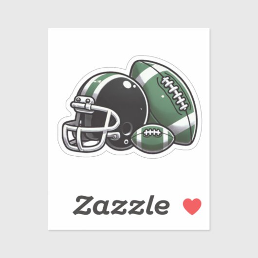 サッカーボールヘルメット漫画の画像 シール (シート)
