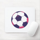 サッカーボールボクシー マウスパッド (マウス)