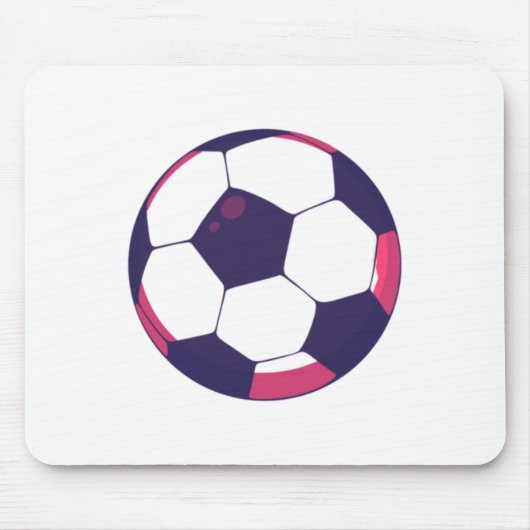 サッカーボールボクシー マウスパッド (正面)