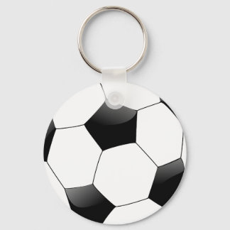 サッカーボールボタンキーチェーン キーホルダー