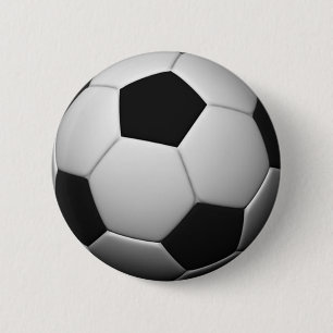 サッカーボールボタン 缶バッジ