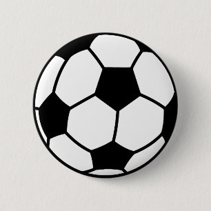 サッカーボールボタン 缶バッジ