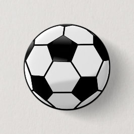 サッカーボールボタン 缶バッジ