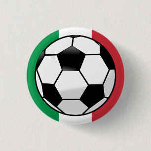 サッカーボールボタン 缶バッジ