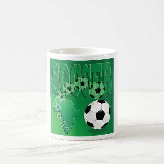 サッカーボールマグ コーヒーマグカップ