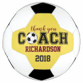 サッカーボールユニークカスタム感謝していのがコーチに贈られます サッカーボール (正面)