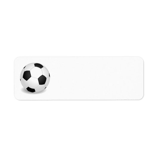 サッカーボールラベル ラベル (正面)