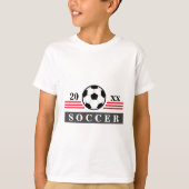  サッカーボールロゴTシャツ Tシャツ (正面)